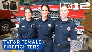 Female TVF\u0026R crews encouraging women to join fire service