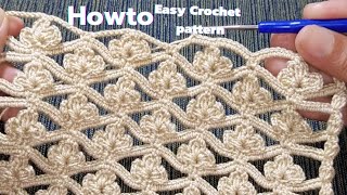 Amazing‼️Super Easy Crochet Pattern For Beginners สอนถักโครเชต์ง่ายๆ |Tutorial step by step