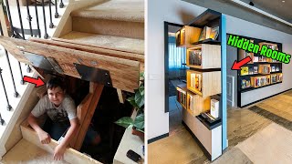 6 ऐसे घरों के खुफिया जगहें जिन्हे देखकर आपके होश उड़ जाएगे | INCREDIBLE HIDDEN ROOMS