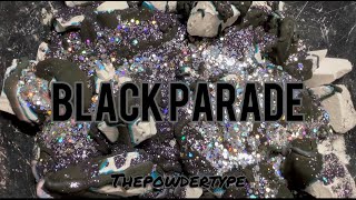 THEPOWDERTYPE_|| 10 Block Soft Chalkness|| Black Baby Powder Paste || Oddly Satisfying|| ASMR