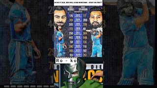 Roko in icc events.who will get more runs#shorts#virat#rohit