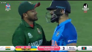 Shakib argue with virat || India vs Bangladesh || Icc t20 worldcup 2022 || virat kohli || Shakib