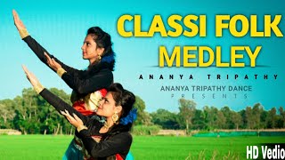 Classi Folk Medley | Timir | Iman |Durga Sohay |Bengali folk mashup|Dance Cover Ananya&Soudipa |2020