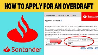 How To Apply For An Overdraft On Santander App (2025)
