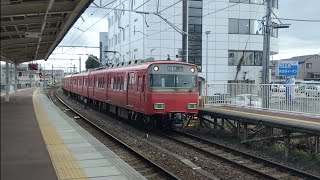 名鉄6800系6803F＋6800系6816F　普通金山行　知多半田駅到着