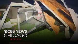 Tornado touches down in Lena, Illinois, leaving major damage