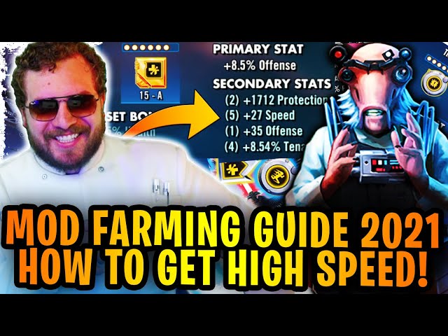 2021 Mod Farming Guide How To Get More High Speed Mods In Swgoh