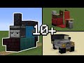 10+ VEHICLE Build Hacks in Minecraft!