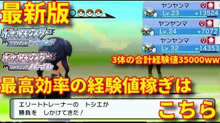 【ポケモンBDSP】新たな最高効率の経験値稼ぎ方法が見つかった件について！【ダイパリメイク】【経験値稼ぎ】