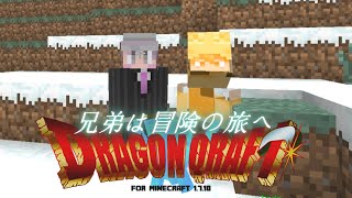 #1【ドラクエmod】兄弟は冒険の旅へ【MineCraft】