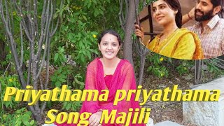 #Majili | #Priyathama priyathama song | Srujana |