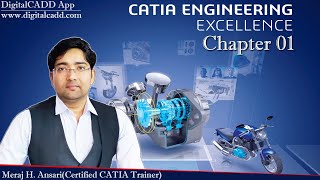 CATIA Full Course | In Hindi | Beginner To Expert Level Training | Get Certificate | DigitalCADD App