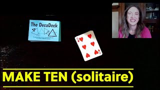 Make Ten solitaire - student instructions