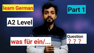 #learngerman / Question ❓ Making in German| Was für eine.../ Aditya Sharma