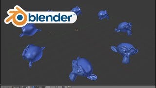 Setup a circular array in Blender Easy