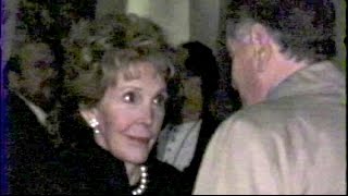 NANCY REAGAN and pals LAUREN BACALL, BETSY BLOOMINGDALE leave dinner in Beverly Hills