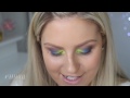 drugstore chit chat tutorial ♡ affordable blue u0026 neon yellow eyes