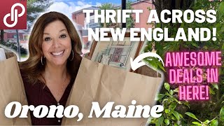 Amazing Deals! Hunting for BARGAINS in Maine for Poshmark!! Thrift Across New England Orono \u0026 Bangor