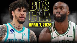 Boston Celtics vs Charlotte Hornets Full Game Highlights – April 7, 2026 | NBA Season