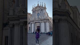 Piazza San Carlo (Turin 🇮🇹) #shorts #travel #travelvlog #history #religion #italy