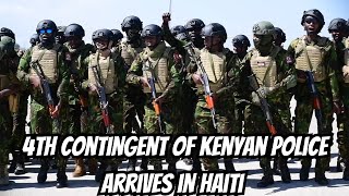 THEY ARE IN FOR A RUDE SHOCK! See how 4th Kenyan contingent of police officers arrived in Haiti.