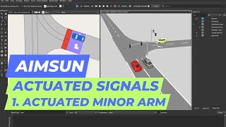 Aimsun Tutorial - Signals - Lesson 1: Demand actuated arm