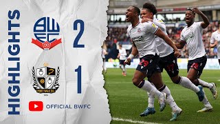 HIGHLIGHTS | Bolton Wanderers 2-1 Port Vale