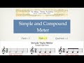 Simple and Compound Meter