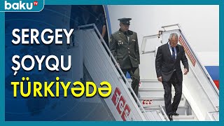 Rusiya Müdafiə naziri Sergey Şoyqu Türkiyəyə gedib - BAKU TV