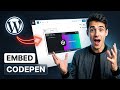 How to add CodePen code to WordPress (Easiest Way)(2026 Guide)