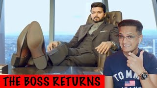 Varisu Movie Scene Reaction | The Boss Returns Reaction | Vijay