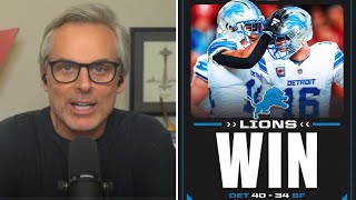 The Lions are the class of the NFC! - Colin Cowherd on Jared Goff throws 3 TDs in 40-34 win vs 49ers