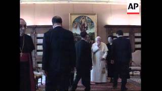 ITALY: VATICAN: POPE JOHN PAUL II MEETS TAIWAN'S VICE PRESIDENT LIEN CHAN