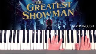 The Greatest Showman Never Enough Piano Tutorial and Chords