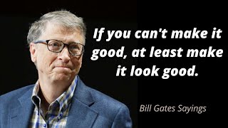 Bill Gates Sayings | Bill Gates Inspirational & Motivational Quotes