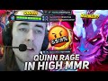 QUINN TOXIC on THE RUINER in DOTA 2! | QUINN RAGE in HIGH MMR