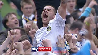The scenes when Leeds won promotion to the Championship