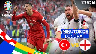 ¡PARTIDO DE LOCURA! ¡3 goles en 7 MINUTOS! | Turquía 1-1 Georgia | UEFA EURO 2024 - J1 | TUDN