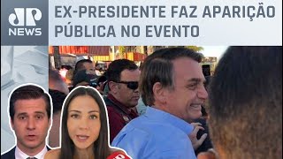 Bolsonaro reúne apoiadores no Capital Moto Week, em Brasília; Amanda Klein e Beraldo analisam