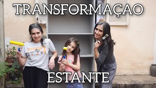 Transformamos uma estante infantil de maneira fácil e rápida