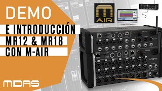 Introducción y demostración de las mezcladoras digitales MIDAS MR12 y MR18