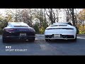 991.2 vs 992 sport exhuast