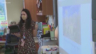 School district administrators cover classes amid substitute teacher shortage