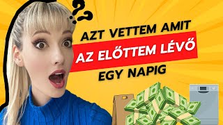 Azt VETTEM amit az ELŐTTEM LÉVŐK!😱 (nem hiszed el végül miket vettem..) | #tiktok #fanniburjan