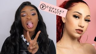 TRYING BHAD BHABIE'S MAKEUP ! COPYCAT BEAUTY | THE TEA SIS!!!
