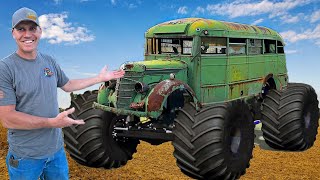 I'm Building The Oldest Off-Road Monster Bus In Existence!
