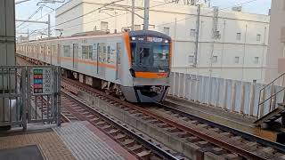 京成3100形3154編成01Kアクセス特急羽田空港行き京成曳舟駅(KS46)通過