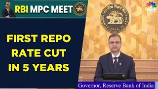 RBI Cuts Repo Rate By 25 Bps To 6.25%, Retains FY25 CPI Inflation Forecast | CNBC TV18