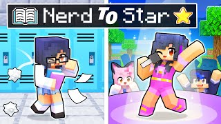 From NERD To STAR Story In Minecraft!