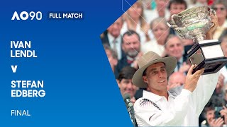 Ivan Lendl v Stefan Edberg Full Match | Australian Open 1990 Final